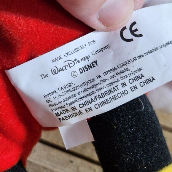 Show Your Character Share Your Heart Mickey Mouse Stuffed Plush 9" EUC - Picture 7 of 8